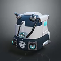 Sci-Fi Helmet Alien Helmet High Tech Helmet Game Helmet PBR Helmet 3d model