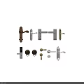 Different Styles of Door Handles with Carved Lion Head Minimalist Electronic and Decorative Designs