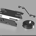 Mechanical Metal Parts Bracket Base And Circular Component For Industrial Machinery