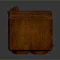 Wooden Cartoon Decorative Furniture With Cube Shape Round Eyes Arms And Legs