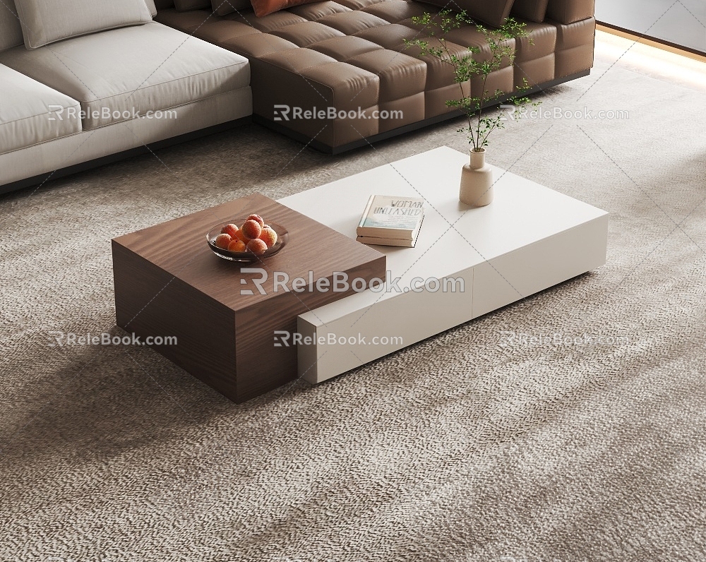 Modern Italian Coffee Table 3d model