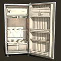 refrigerator old refrigerator old refrigerator 3d model