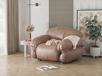 Modern single sofa 3d model