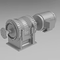 Heavy Duty Industrial Equipment With Metal Housing Rotating Shaft And Stable Base Frame
