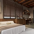 Homestay Guest Room With Wooden Stairs Cozy Sofa And Natural Rug Interior