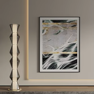modern decorative painting 3d model