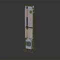 Futuristic Architecture Design With Vertical Glass Structure And Metallic Finish Details