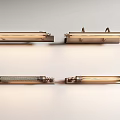 Modern Brass Wall Lamps with Sleek Metal Design for Home Interior Lighting
