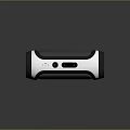 JBL Portable Bluetooth Speaker With White And Gray Design And Control Panel Buttons