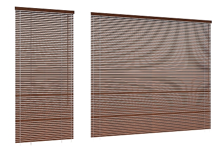 modern venetian blinds curtain 3d model