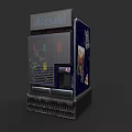 Smart Machine Asahi Vending With Display Window And Digital Interface For Snacks