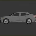 Silver Honda Sedan Showcasing Sleek Modern Exterior And Shiny Body Finish