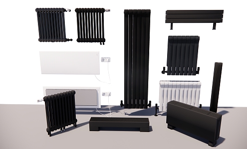 Modern radiator combination 3d model