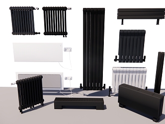 Modern radiator combination 3d model