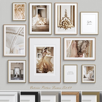 Picture Wall Decorations Photo Wall 3d model