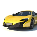Yellow Sports Car Showcasing Sleek Aerodynamic Design And Black Accents