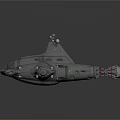 Modern Spaceship Spacecraft 3d model