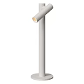 Modern Minimalist Table Lamp With Adjustable Arm And Sleek Cylindrical Pole 3d model