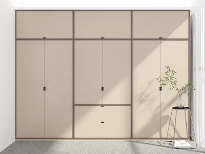Wardrobe Custom Coat Cabinet Integral Wardrobe Storage Wardrobe 3d model