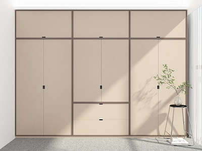 Wardrobe Custom Coat Cabinet Integral Wardrobe Storage Wardrobe 3d model