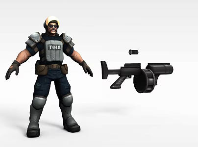 Graves outlaw fanatics 3d model