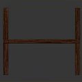 Sturdy Wooden Standing Menu Chalkboard Furniture With Frame And List Content