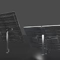 Industrial Solar Panel Equipment With High Efficiency For Renewable Energy Generation 3d model