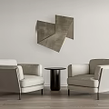 Modern Minotti leisure sofa combination 3d model