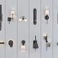 Modern Wall Sconce Collection With Various Designs For Home Lighting 3d model