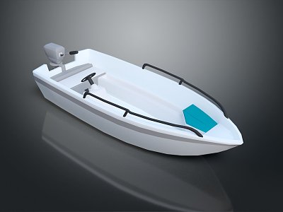 Modern Yacht Speedboat by Speedboat model