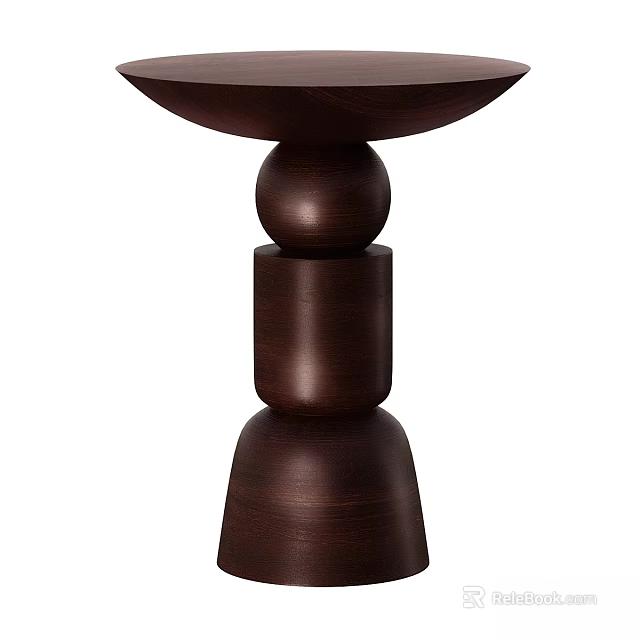 Elegant Modern Functional Table With Wooden Construction And Simple Design For Home Use 3d model
