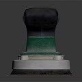 Green Electric Power Sander With Ergonomic Handle Abrasive Disc For Woodworking Professional Hardware Tool