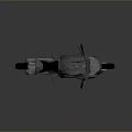 Modern Gray Motorcycle with Black Seat Windshield and Silver Wheels in Streamlined Futuristic Design