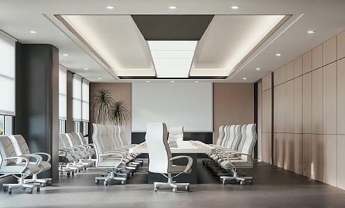 Modern Conference Room 3d model