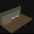 Starbucks Coffee Shop Storefront Design With Awning Wooden Structure And Glass Door