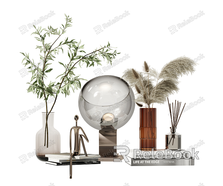 Modern Ornaments Combination Vase Ornaments model