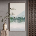 New Chinese Decorative Painting 3d model