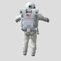 Modern astronaut spacesuit spaceships spacesuit spaceships low face number low model simple mo 3d model