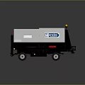 Kubota Diesel Generator Set With Mobile Trailer And Control Panel