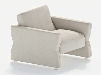 Single Sofa Casual Sofa Single Chair Recliner 3d model