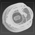 Unique Stylish Silver Mosaic Helmet as Decorative Daily Living Accessory