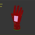 Professional Power Glove with Red and Black Design for Daily Use