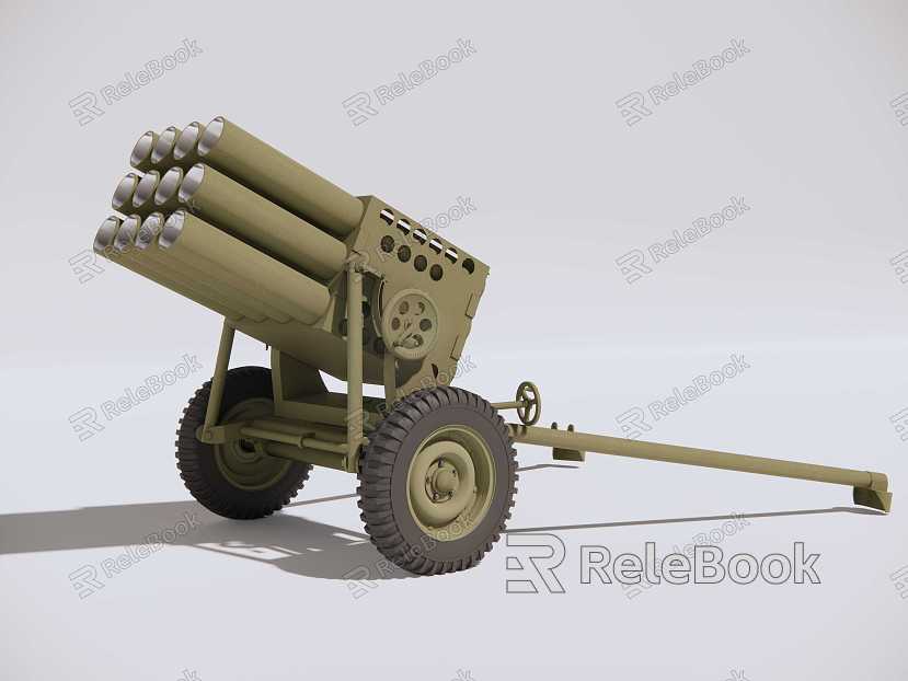 107mm towed rocket launcher model