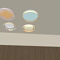 Modern Circular Ceiling Lights For Home Interior With Soft Light And Sleek Design 3d model