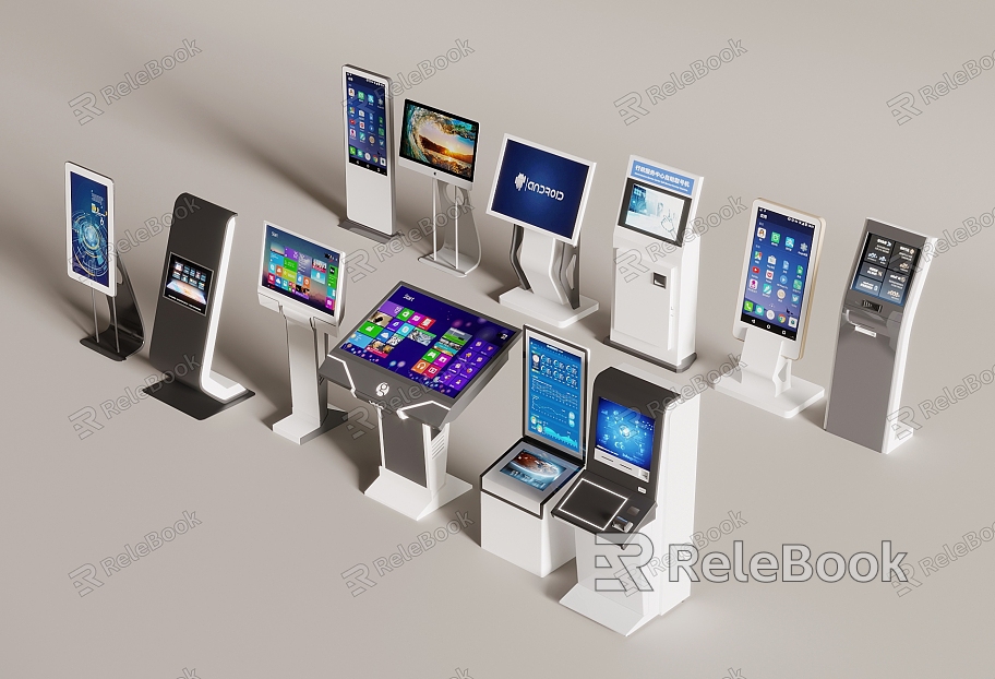 Modern all-in-one machine Touch all-in-one machine ATM registration machine model