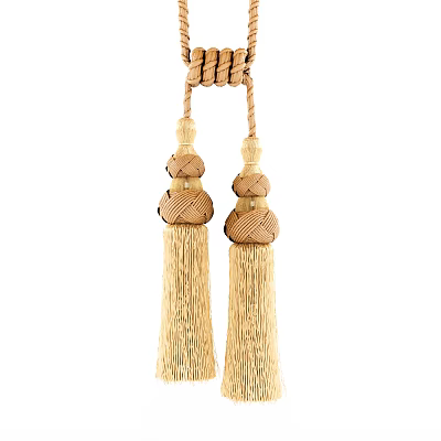 Decorative Braided Curtain Accessories with Tassel Tiebacks for Home Window Decor 3d model