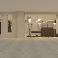CLAIRE DE LUNE Clothing Store Modern Interior With Display Racks Plants And Fashion Apparel