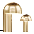 Modern Golden Metal Table Lamps With Sleek Design And Different Sizes