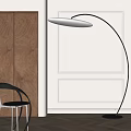 French Middle Style Floor Lamp 3d model