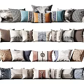 Decorative Throw Pillows In Various Patterns And Colors For Home Sofa Decor